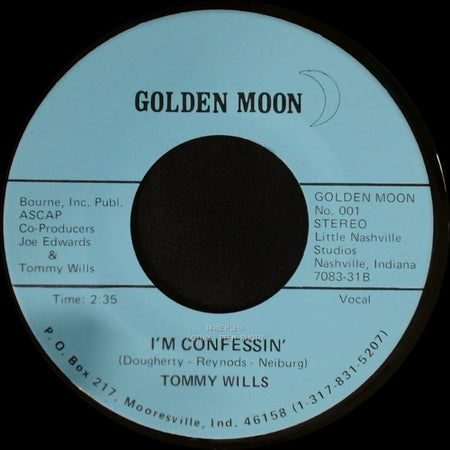 Tommy Wills - Swingin' Yakety Sax / I'm Confessin' side B