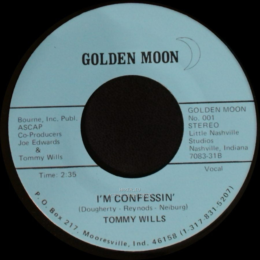 Tommy Wills - Swingin' Yakety Sax / I'm Confessin' side B