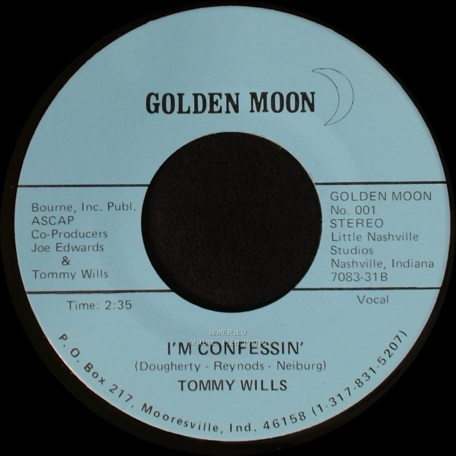 Tommy Wills - Swingin' Yakety Sax / I'm Confessin' side B