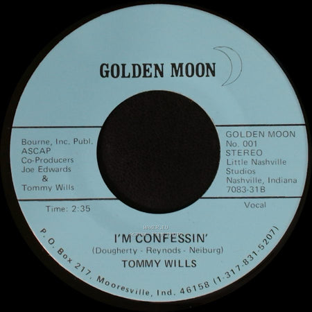 Tommy Wills - Swingin' Yakety Sax / I'm Confessin' side B