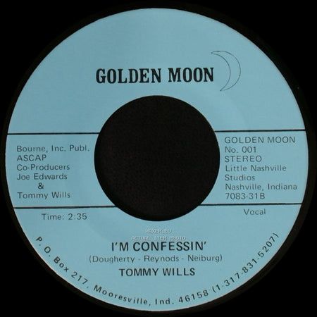 Tommy Wills - Swingin' Yakety Sax / I'm Confessin' side B