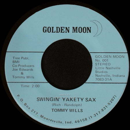 Tommy Wills - Swingin' Yakety Sax / I'm Confessin' side A