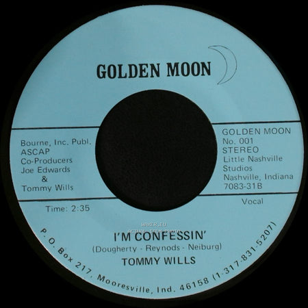 Tommy Wills - Swingin' Yakety Sax / I'm Confessin' side B