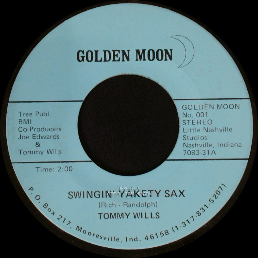 Tommy Wills - Swingin' Yakety Sax / I'm Confessin' side B