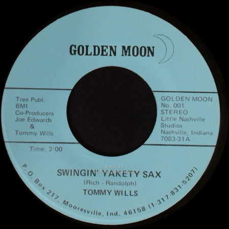 Tommy Wills - Swingin' Yakety Sax / I'm Confessin' side B