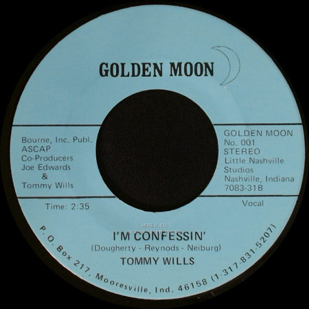 Tommy Wills - I'm Confessin' / Swingin' Yakety Sax side A