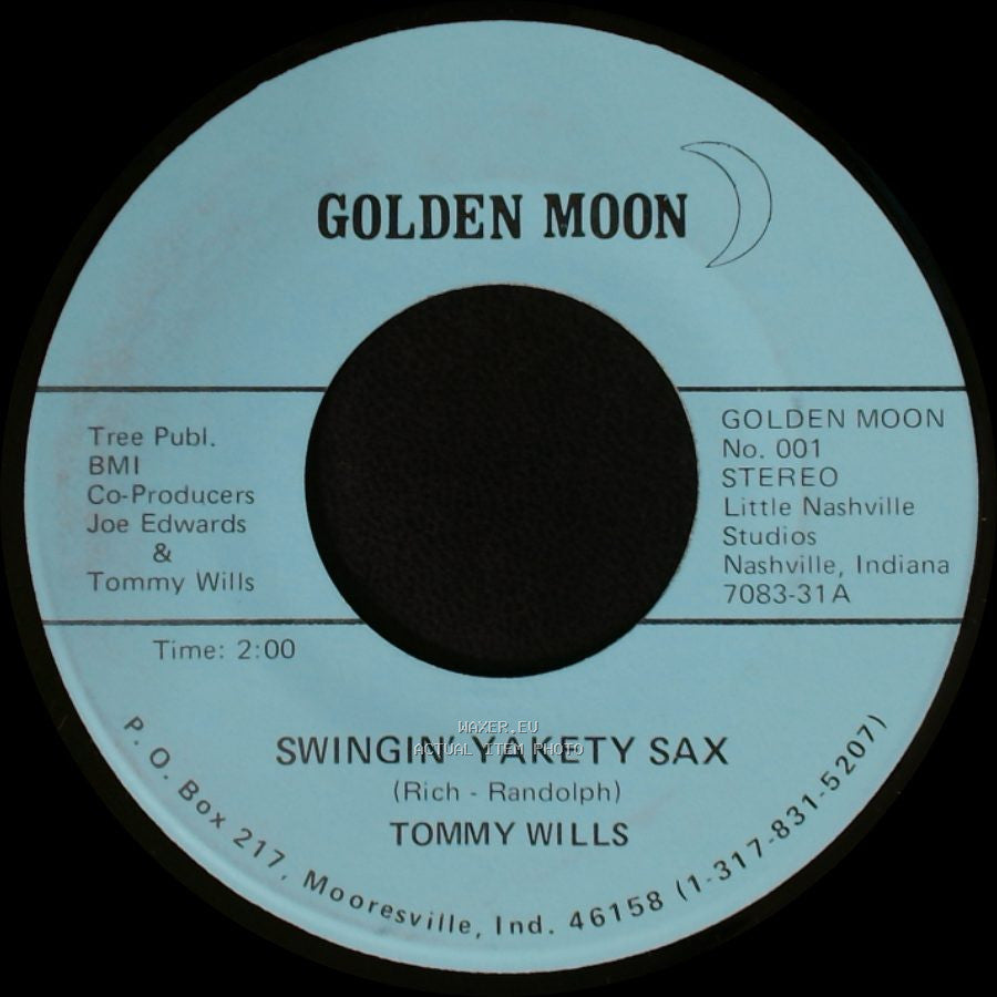 Tommy Wills - I'm Confessin' / Swingin' Yakety Sax side B