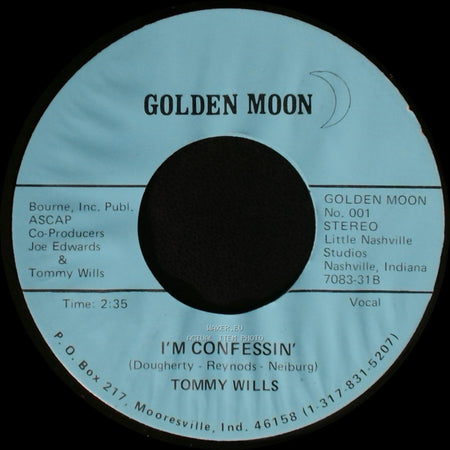 Tommy Wills - I'm Confessin' / Swingin' Yakety Sax side A