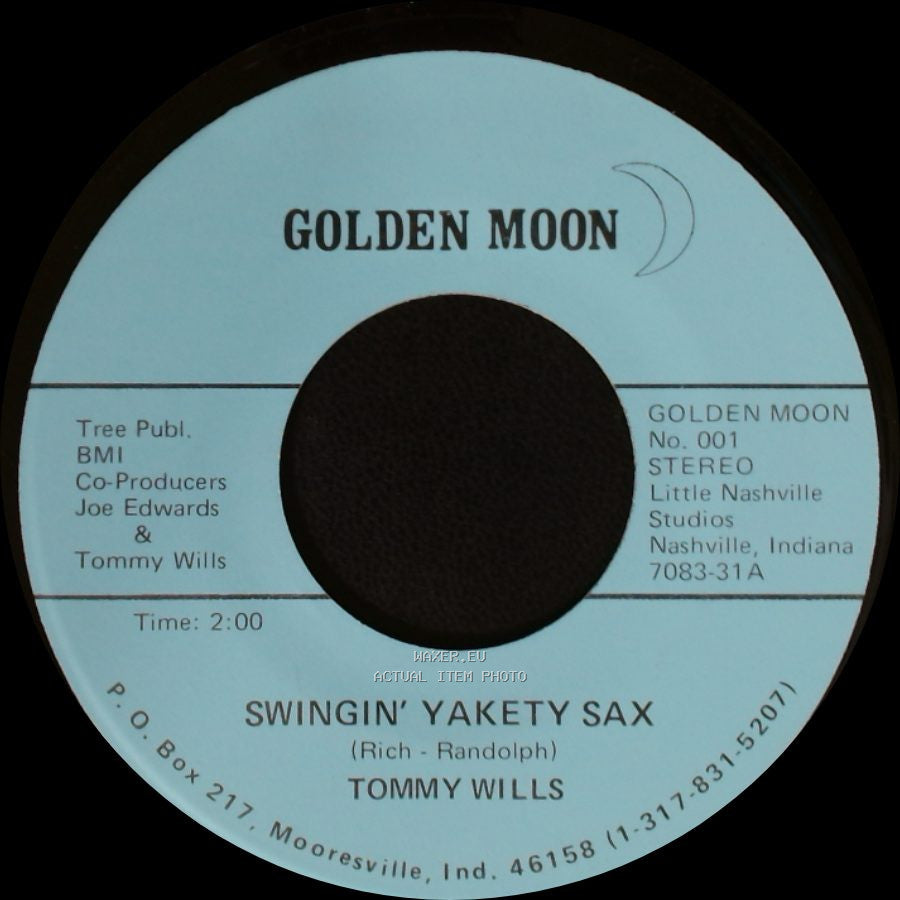 Tommy Wills - Swingin' Yakety Sax / I'm Confessin' side B