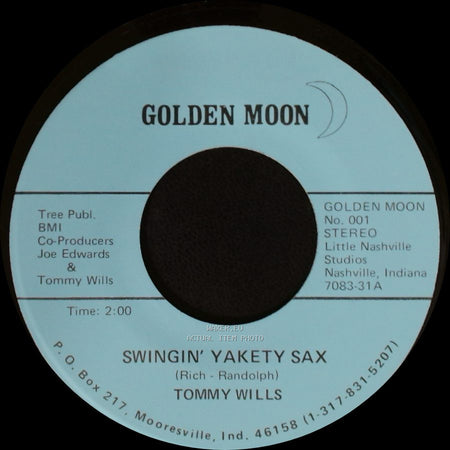 Tommy Wills - Swingin' Yakety Sax / I'm Confessin' side B