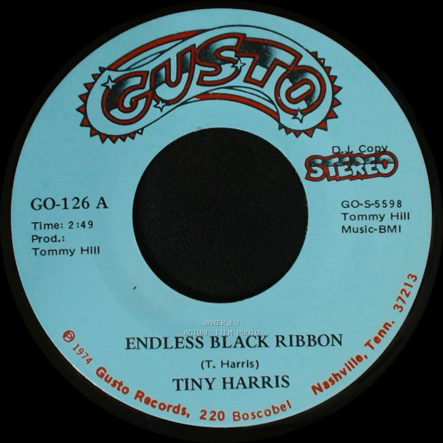 Tiny Harris - Endless Black Ribbon / Double Clutchin' Truck Line side A