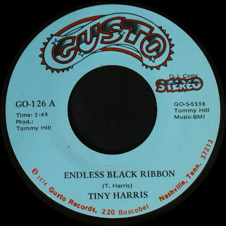 Tiny Harris - Endless Black Ribbon / Double Clutchin' Truck Line side A