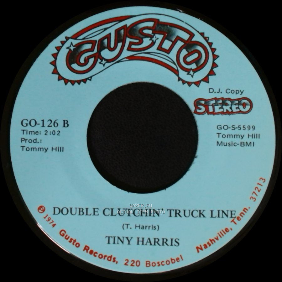 Tiny Harris - Endless Black Ribbon / Double Clutchin' Truck Line side B