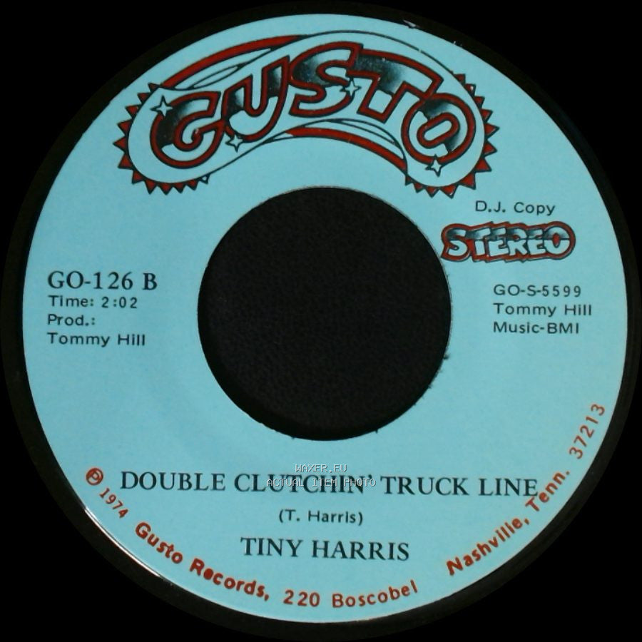 Tiny Harris - Endless Black Ribbon / Double Clutchin' Truck Line side A