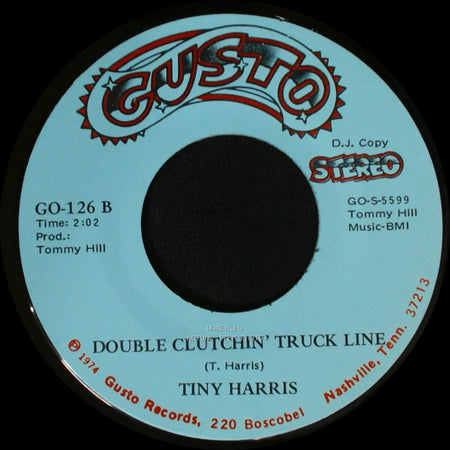 Tiny Harris - Endless Black Ribbon / Double Clutchin' Truck Line side A
