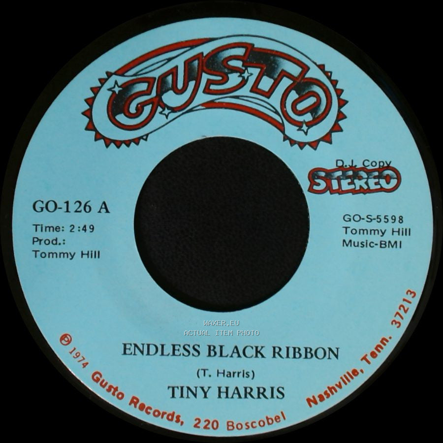 Tiny Harris - Endless Black Ribbon / Double Clutchin' Truck Line side A