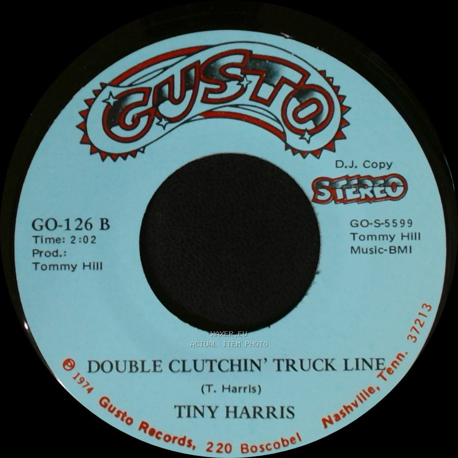Tiny Harris - Endless Black Ribbon / Double Clutchin' Truck Line side B