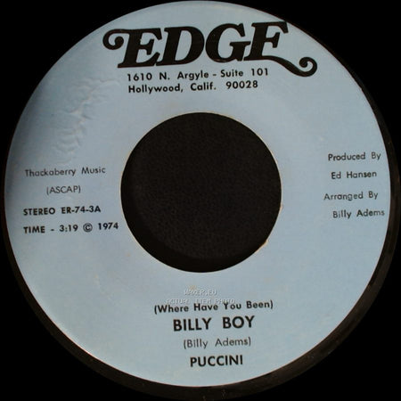 Puccini / Billy Boy Puccini - That's What Livin' Really Means To Me / (Where Have You Been) side B