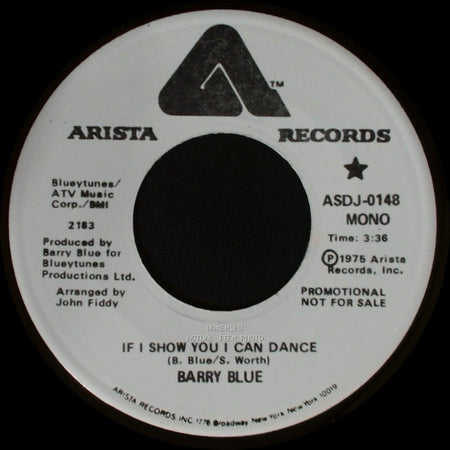 Barry Blue - If I Show You I Can Dance / If I Show You I Can Dance side A