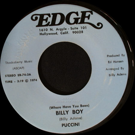 Puccini / Billy Boy Puccini - That's What Livin' Really Means To Me / (Where Have You Been) side B