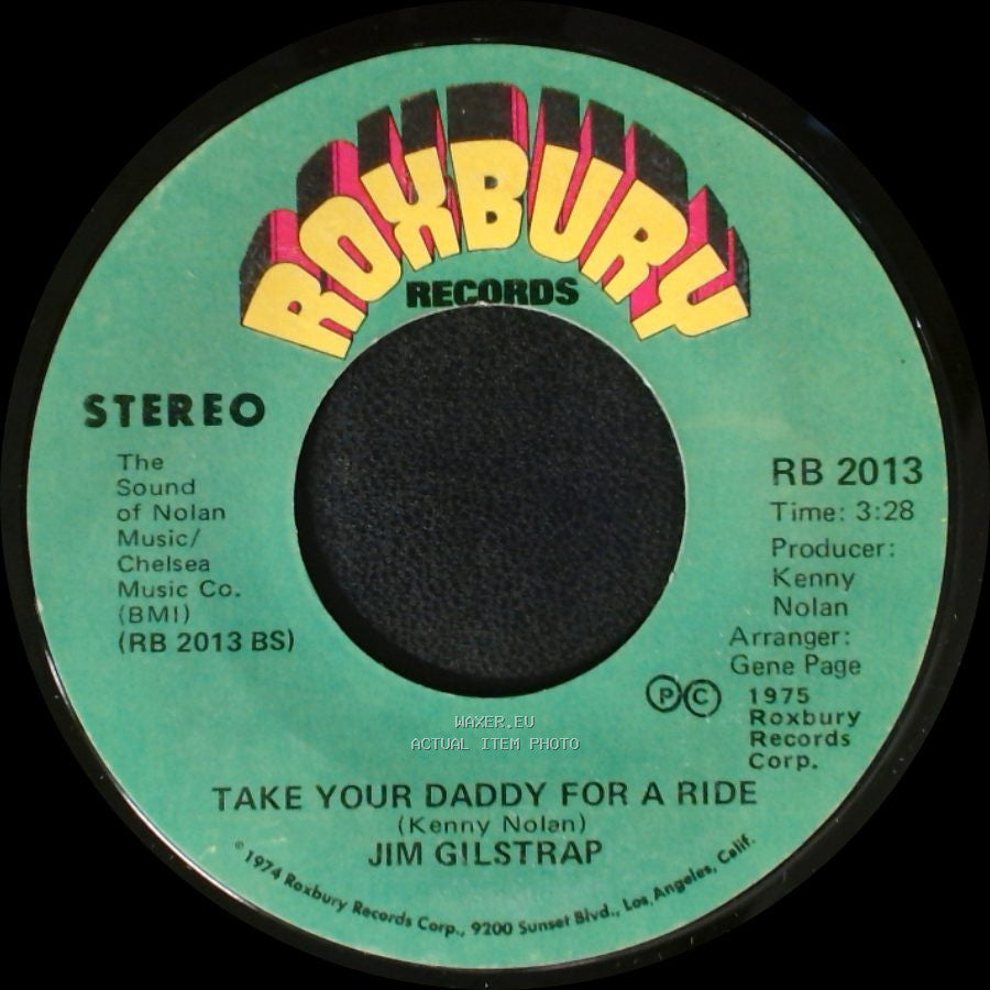 Jim Gilstrap - Take Your Daddy For A Ride / House Of Strangers side B