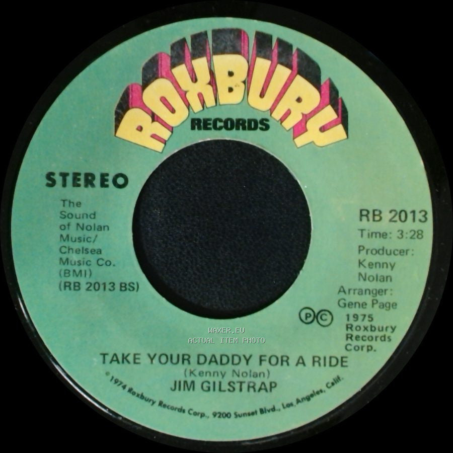 Jim Gilstrap - Take Your Daddy For A Ride / House Of Strangers side B