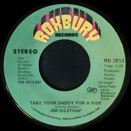 Jim Gilstrap - Take Your Daddy For A Ride / House Of Strangers side A