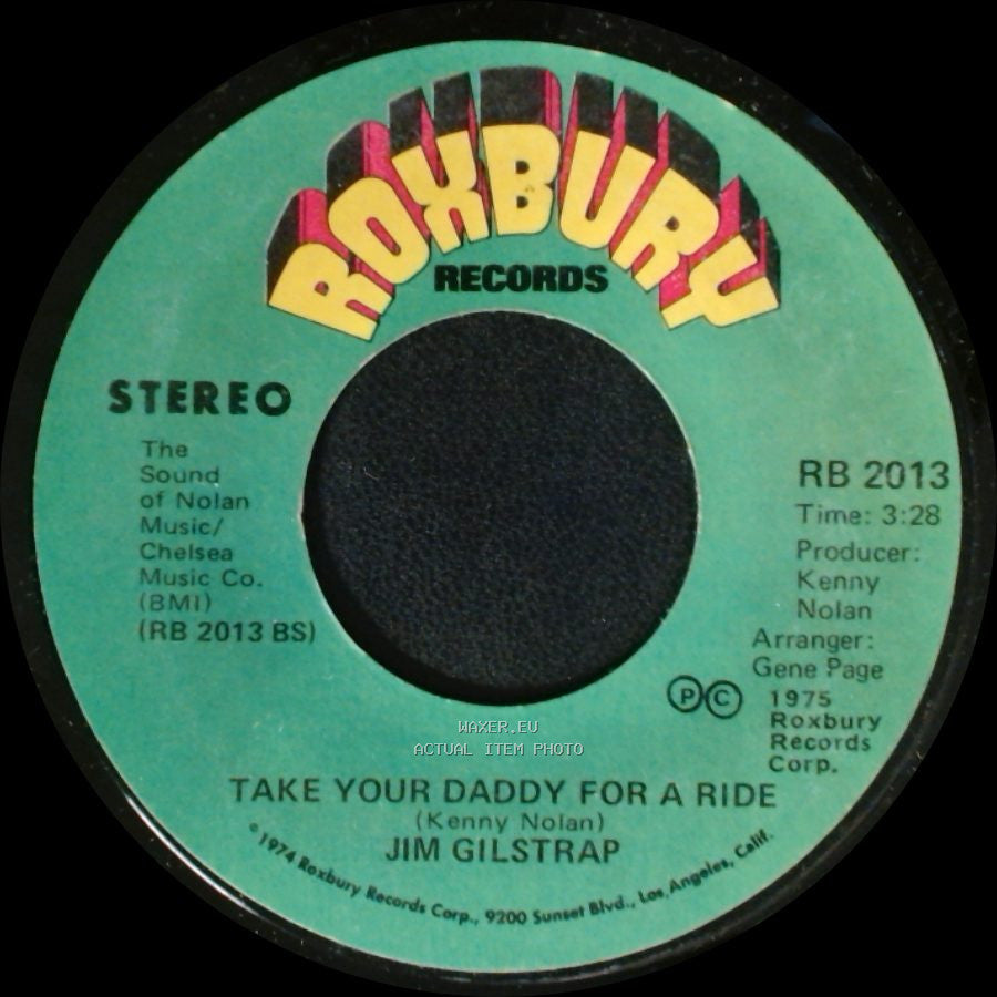 Jim Gilstrap - Take Your Daddy For A Ride / House Of Strangers side A