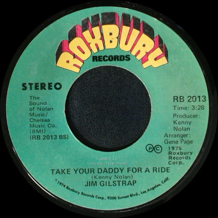 Jim Gilstrap - Take Your Daddy For A Ride / House Of Strangers side B