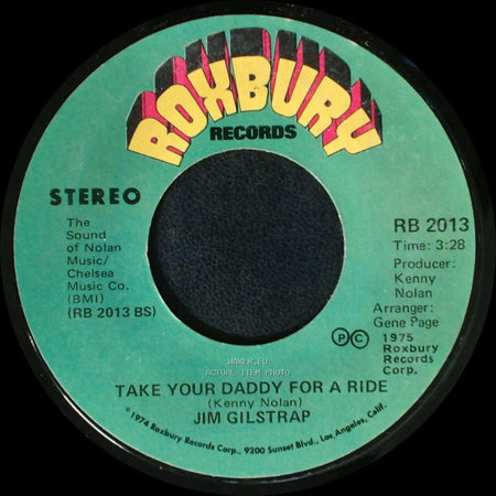 Jim Gilstrap - Take Your Daddy For A Ride / House Of Strangers side A