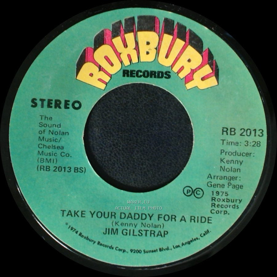 Jim Gilstrap - Take Your Daddy For A Ride / House Of Strangers side A