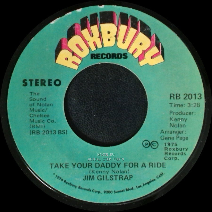 Jim Gilstrap - Take Your Daddy For A Ride / House Of Strangers side B