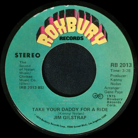 Jim Gilstrap - Take Your Daddy For A Ride / House Of Strangers side B