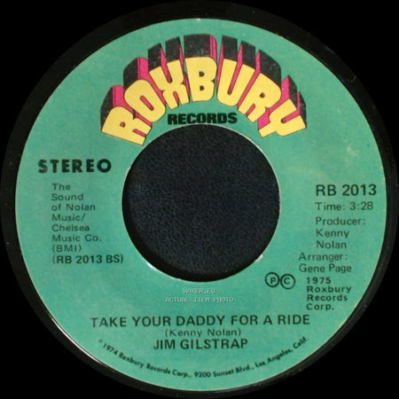 Jim Gilstrap - Take Your Daddy For A Ride / House Of Strangers side A