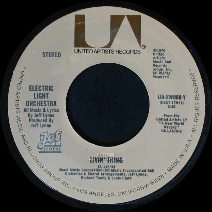 Electric Light Orchestra - Ma-Ma-Ma Belle / Livin' Thing side B