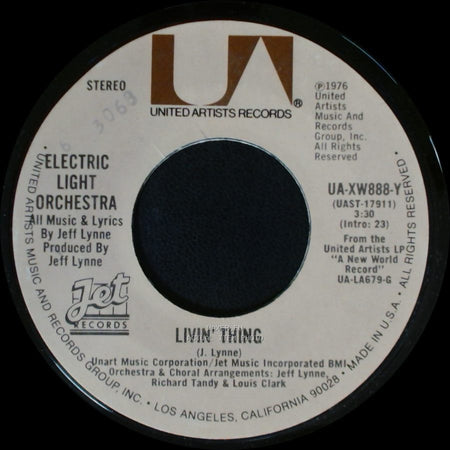 Electric Light Orchestra - Ma-Ma-Ma Belle / Livin' Thing side A