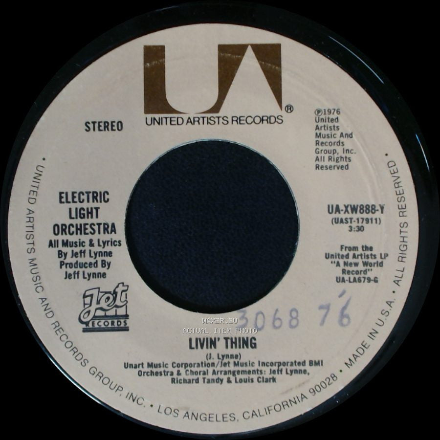 Electric Light Orchestra - Ma-Ma-Ma Belle / Livin' Thing side A