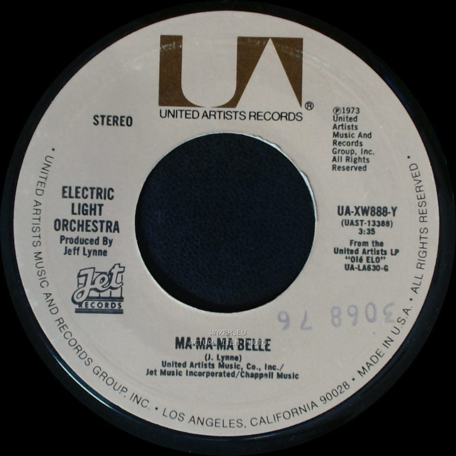 Electric Light Orchestra - Ma-Ma-Ma Belle / Livin' Thing side B