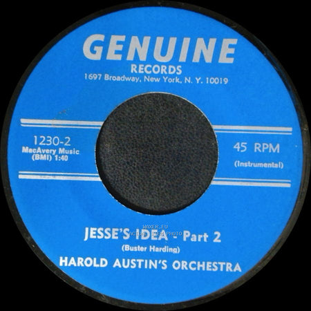 Harold Austin's Orchestra - Jesse's Idea - Part 1 / Jesse's Idea - Part 2 side B