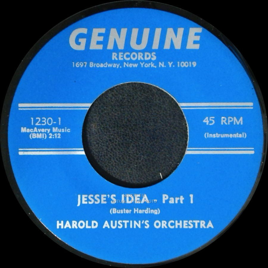 Harold Austin's Orchestra - Jesse's Idea - Part 1 / Jesse's Idea - Part 2 side A
