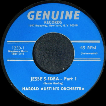 Harold Austin's Orchestra - Jesse's Idea - Part 1 / Jesse's Idea - Part 2 side A