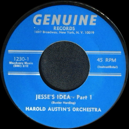 Harold Austin's Orchestra - Jesse's Idea - Part 1 / Jesse's Idea - Part 2 side A
