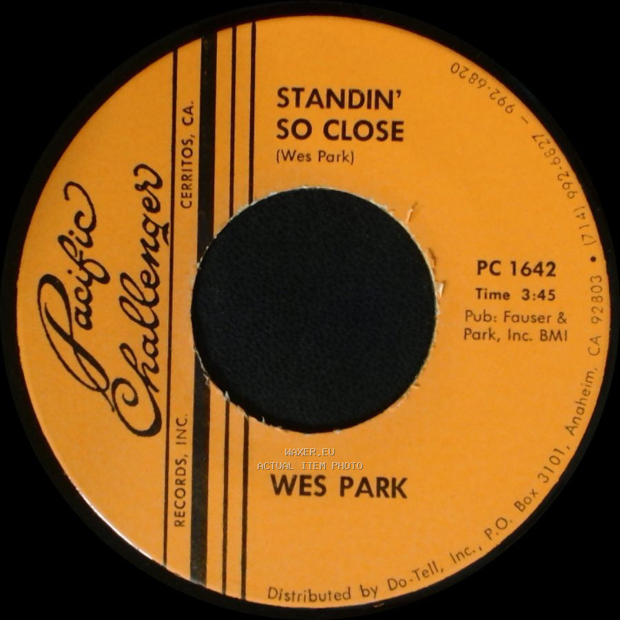 Wes Park - Baby Jane / Standin' So Close side B