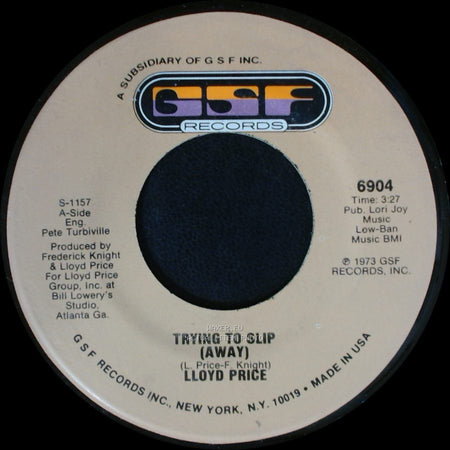 Lloyd Price - Trying To Slip (Away) / They Get Down side A
