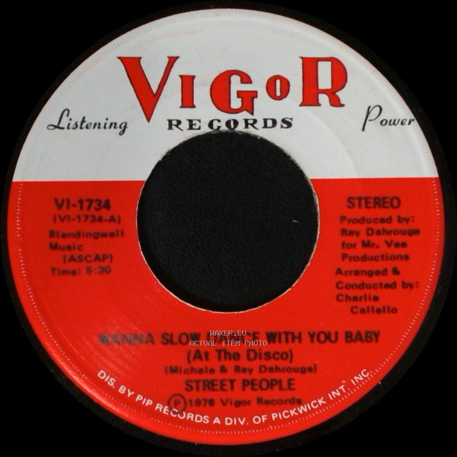 Street People - Wanna Slow Dance With You Baby (At The Disco) / I Wanna Spend My Whole Life With You side A