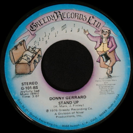 Donny Gerrard - Stand Up / Words (Are Impossible) side A