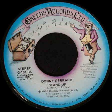 Donny Gerrard - Stand Up / Words (Are Impossible) side A
