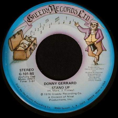 Donny Gerrard - Stand Up / Words (Are Impossible) side A