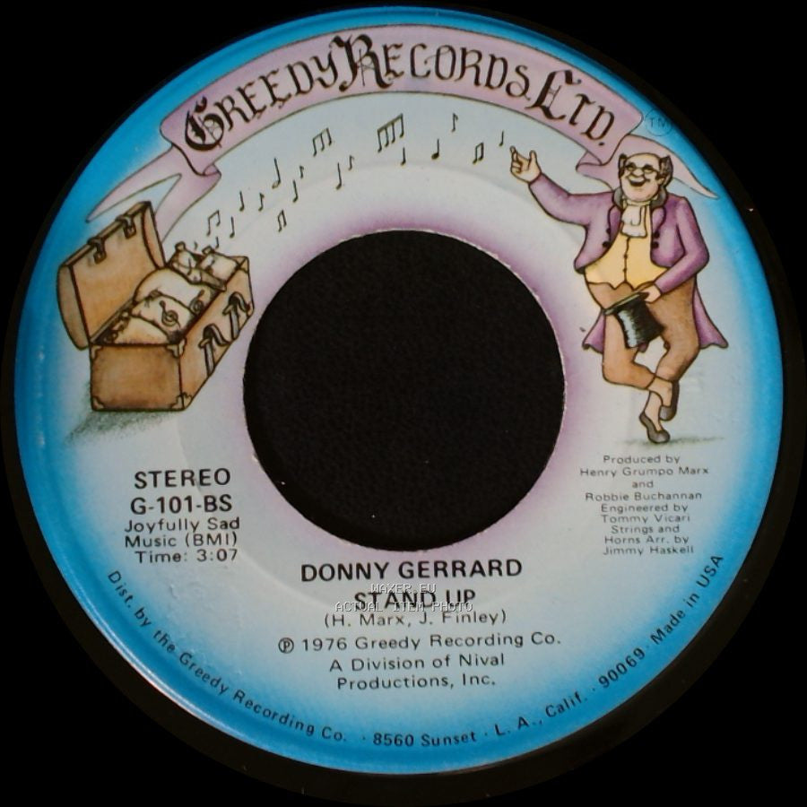 Donny Gerrard - Stand Up / Words (Are Impossible) side A