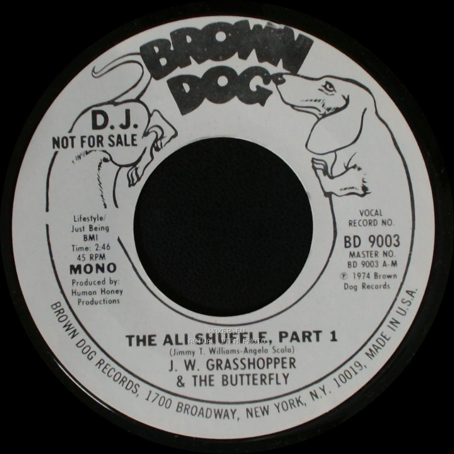 J. W. Grasshopper & The Butterfly - The Ali Shuffle, Part 1 / The Ali Shuffle, Part 2 side A
